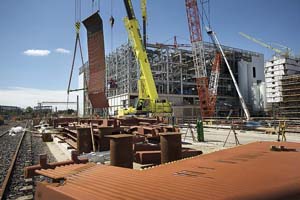 Construction work on the plant began in 2010